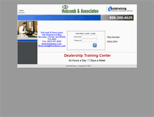 Tablet Screenshot of holcomb.eautotraining.com